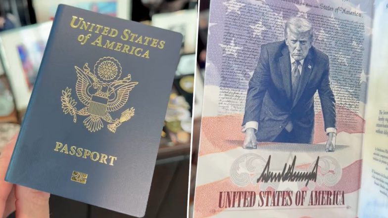 Eric Trump Shares Video of His New 'Patriot Passport' Featuring Donald Trump