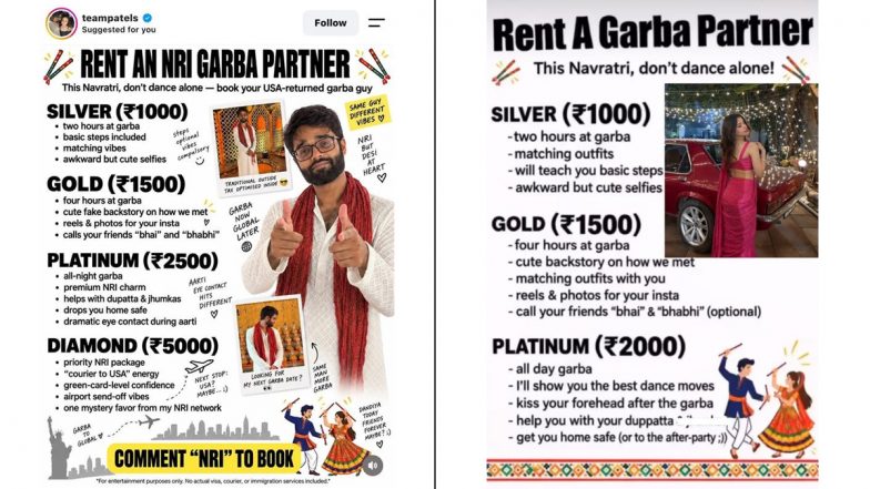 &lsquo;Rent a Garba Partner&rsquo; Controversy: Viral Ads, Police Warning and Locals&rsquo; Demand