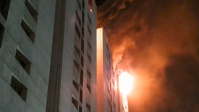 Surat Textile Market Fire: Over 20 Fire Tenders Deployed As Massive Blaze Erupts