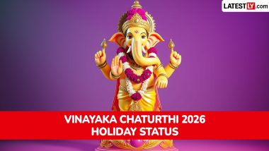 Vinayaka Chaturthi 2026 Holiday Status: Check State-Wise List and Key Dates