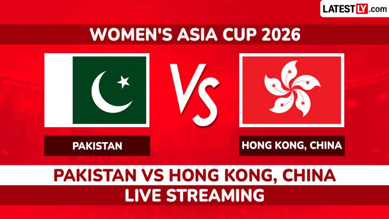 Pakistan vs Hong Kong China, Live Streaming and Free Telecast of Women's Asia Cup 2026 in India