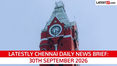 Chennai Latest News Today on September 30th, 2026: CM-PM Meeting, School Fraud & Dengue Alert