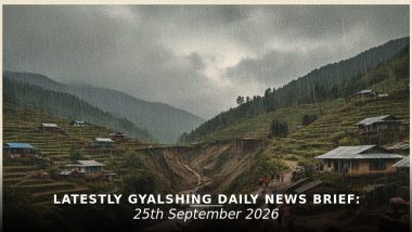 Gyalshing Latest News Today on September 25th, 2026: Landslide Evacuations & Relief Efforts