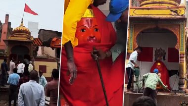Why Heavy Machines Have Failed to Move Ujjain's Khade Hanuman Idol in Madhya Pradesh?