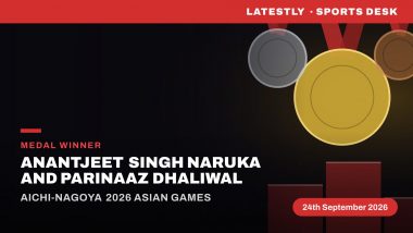 Anantjeet Singh Naruka and Parinaaz Dhaliwal Win Bronze Medal at Asian Games 2026 in Shooting Skeet Mixed Team