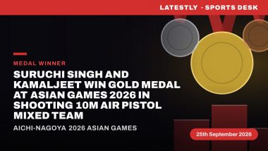 Suruchi Singh and Kamaljeet Win Gold Medal At Asian Games 2026 in Shooting 10m Air Pistol Mixed Team