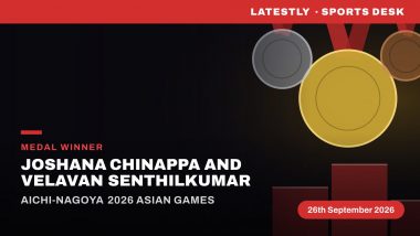 Joshana Chinappa and Velavan Senthilkumar Win Bronze Medal at Asian Games 2026 in Squash Mixed Doubles