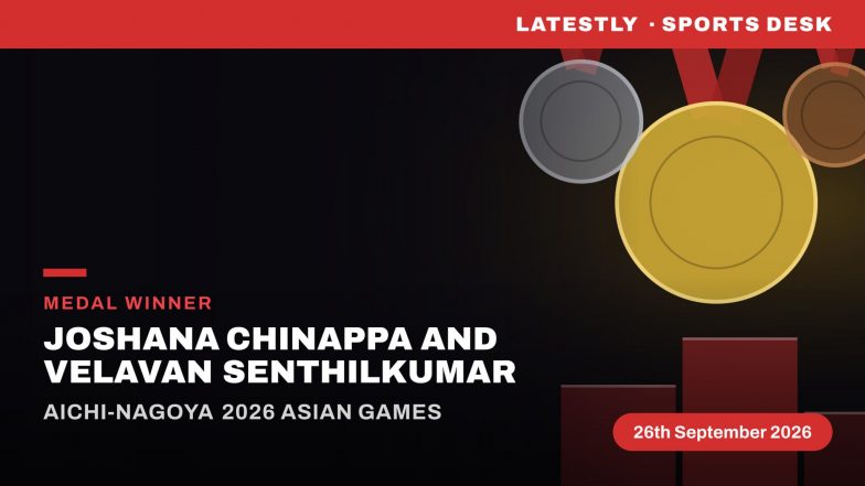 Joshana Chinappa and Velavan Senthilkumar Win Bronze Medal at Asian Games 2026 in Squash Mixed Doubles