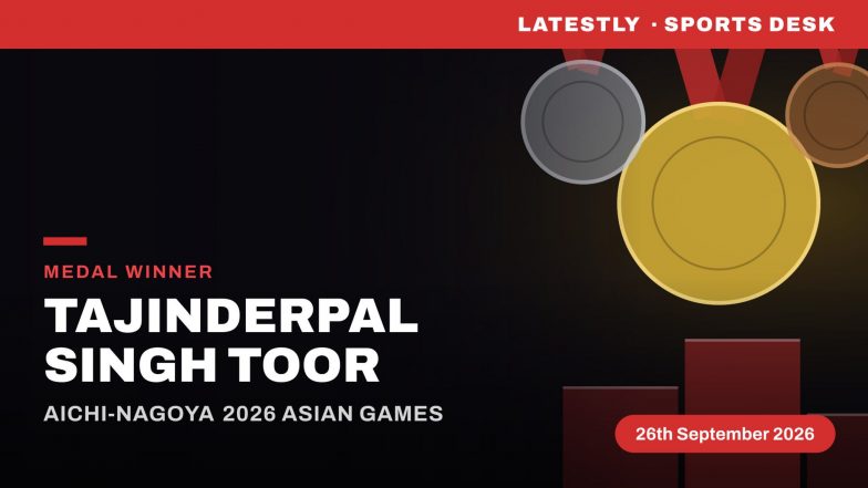Tajinderpal Singh Toor Wins Silver Medal at Asian Games 2026 in Men&rsquo;s Shot Put