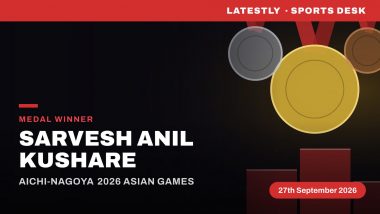 Sarvesh Anil Kushare Wins Silver Medal at Asian Games 2026 in Men's High Jump