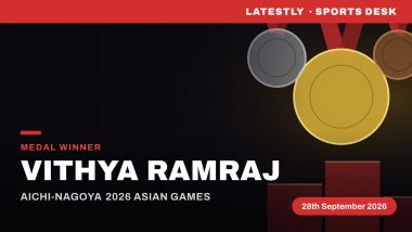 Vithya Ramraj Wins Bronze Medal at Asian Games 2026 in Women&rsquo;s 400m Hurdles