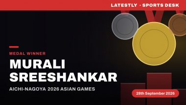 Murali Sreeshankar Wins Silver Medal at Asian Games 2026 in Men&rsquo;s Long Jump