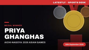 Priya Ghanghas Wins Bronze Medal at Asian Games 2026 in Boxing Women's 60kg