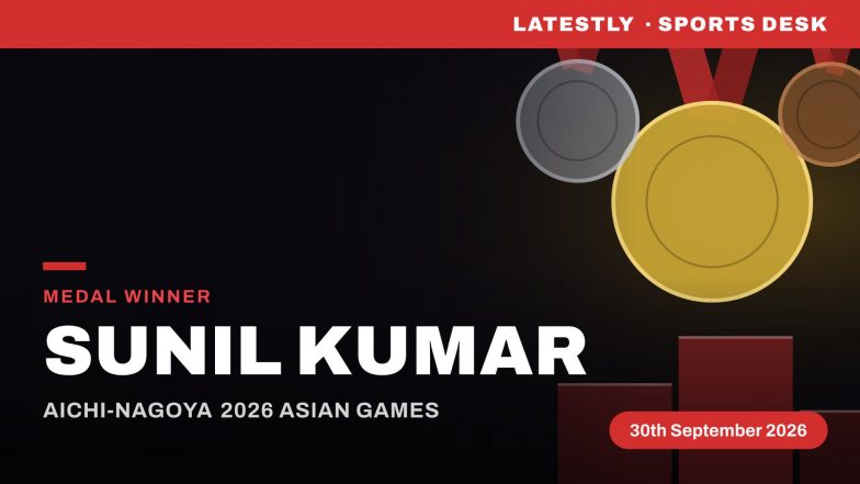 Sunil Kumar Wins Bronze Medal at Asian Games 2026 in Wrestling Men's Greco-Roman 87kg