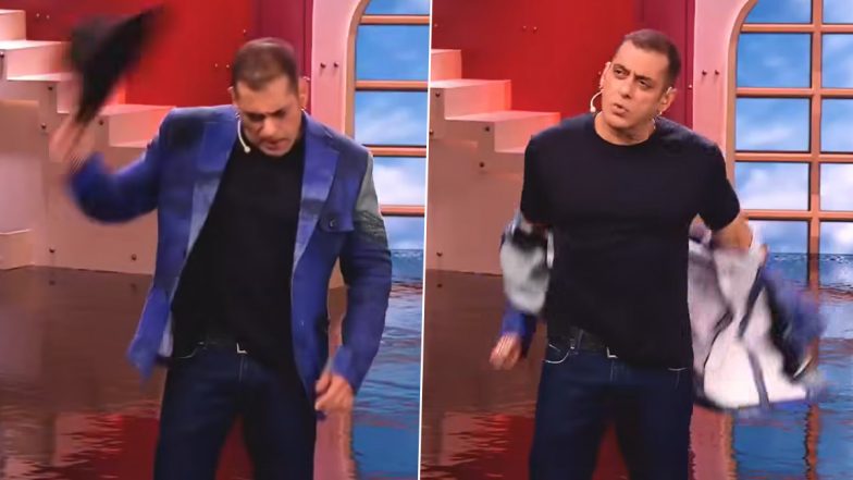 &lsquo;Bigg Boss 20&rsquo;: Salman Khan Throws Off His Hat and Removes Shirt, As He Loses Cool Over Trolling by Contestants About His Health