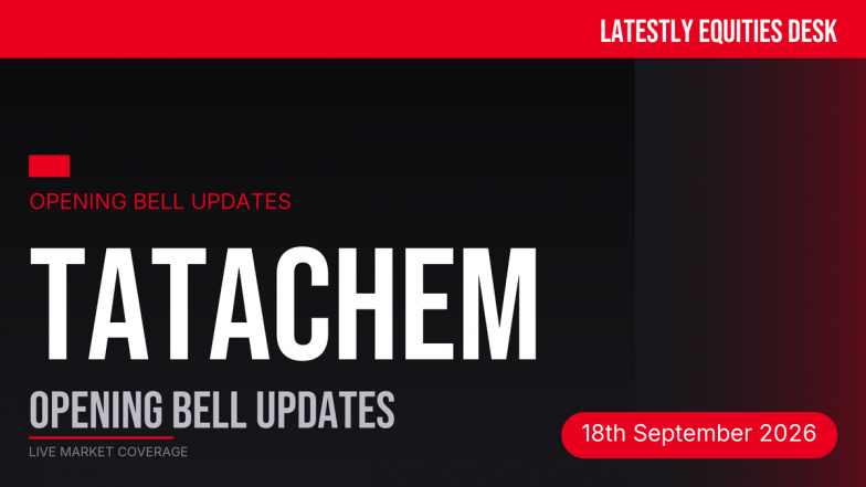 Tata Chemicals Opening Bell Updates: Share Price Dips 7.10% on Mixed Cues