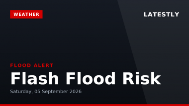 Flash Flood Risk on Saturday, 05 September 2026: Lucknow on Alert Today