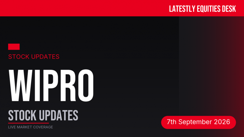 Wipro Stock Update: Shares Slip Over 1% on Goldman Sachs 'Sell' Rating