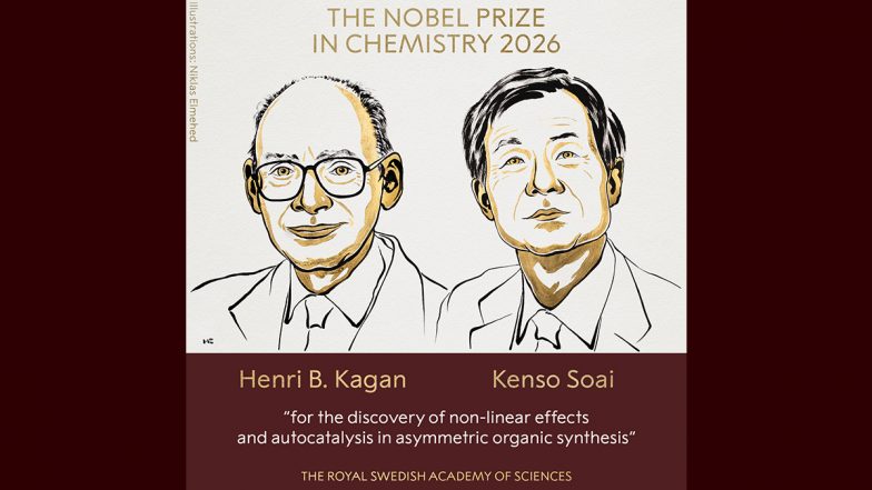 Who Are Henri Kagan and Kenso Soai? Nobel Prize in Chemistry 2026 Winners Announced