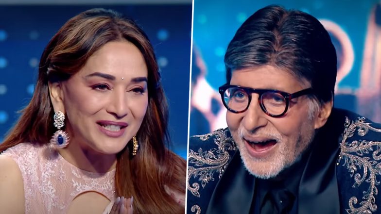 &lsquo;KBC 18&rsquo;: Madhuri Dixit Joins Host Amitabh Bachchan for His Grand Birthday Special Episode
