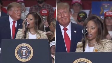US President Donald Trump Makes Explicit Remark About Nicki Minaj at Michigan Rally, Later Apologises for Off-Topic Remark
