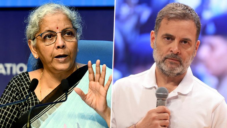 Nirmala Sitharaman Hits Back at Rahul Gandhi Over Tata Group Row, Says &lsquo;Refrain From Politicising Every Issue&rsquo;