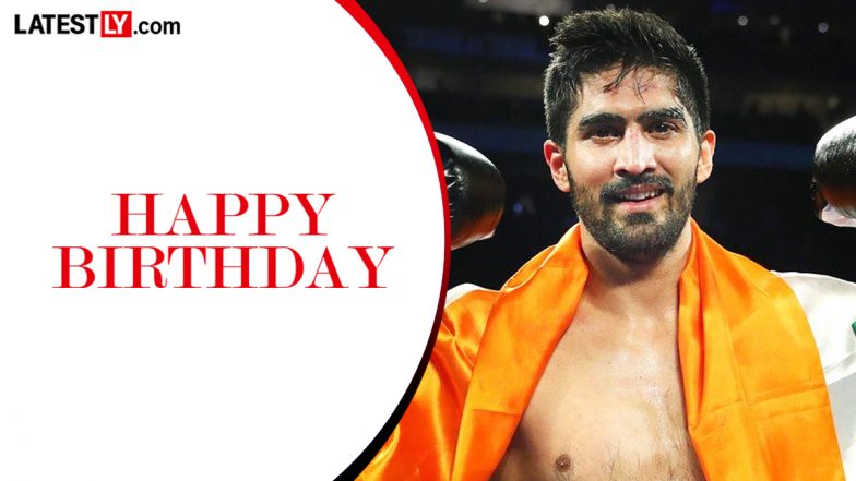 Vijender Singh Birthday Special: Celebrating India's Boxing Pioneer As Olympic Medallist Turns 41