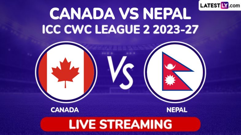 Canada vs Nepal Live Streaming Online and Free TV Telecast, ICC Cricket World Cup League Two 2023-27 138th ODI