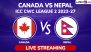 Canada vs Nepal Live Streaming Online and Free TV Telecast, ICC Cricket World Cup League Two 2023-27 138th ODI