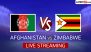 Afghanistan vs Zimbabwe, Live Streaming Online and Free Telecast, 1st T20I 2026