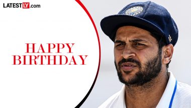 Shardul Thakur Birthday Special: Celebrating India's Star All-Rounder As MI Player Turns 35