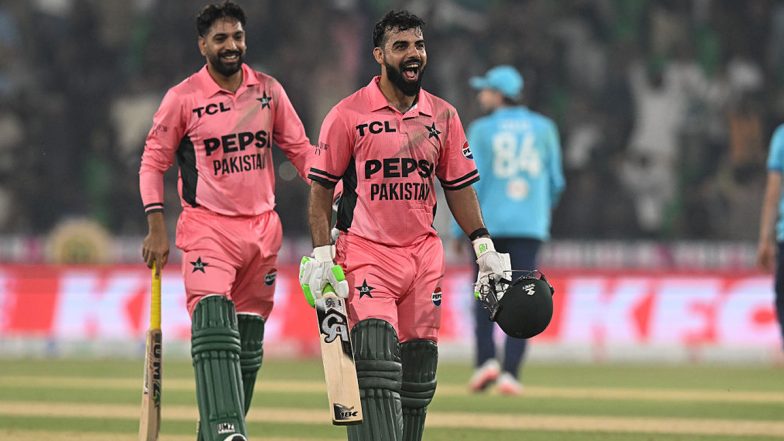 Shadab Khan's Unbeaten Century Helps Pakistan Complete Record-Breaking Chase Against England in ODI Tri-Series 2026