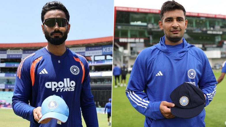 Prasidh Krishna Replaced by Anshul Kamboj in India&rsquo;s Squad for IND vs WI 3rd ODI; Naman Dhir Replaces Washington Sundar in T20Is
