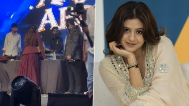 Anjali Arora Viral Video: Was &lsquo;Ramayan&rsquo; Actress Furious at DJ for Playing &lsquo;Kacha Badam&rsquo; Song at Kanpur Event?