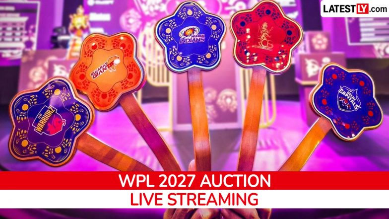 WPL 2027 Auction Live Streaming Online and Free TV Telecast