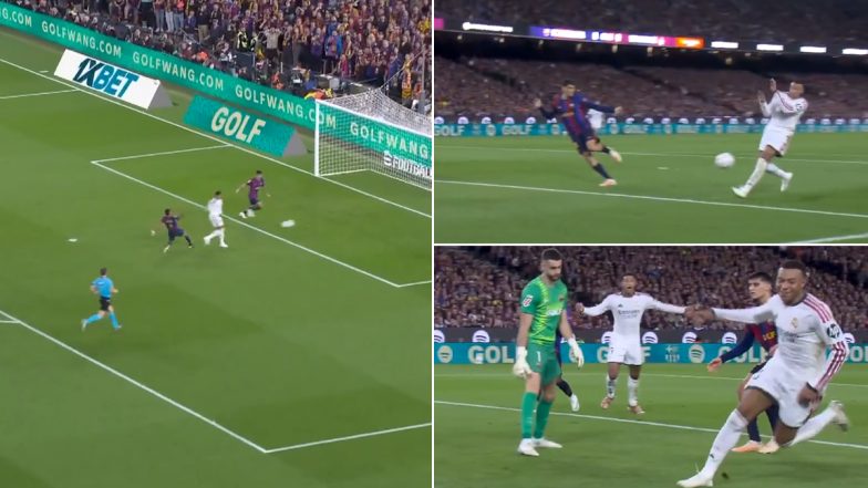 Kylian Mbappe Goals Video: Watch Real Madrid Star Score Twice Against Barcelona in El Clasico 2026
