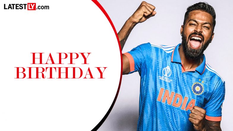 Hardik Pandya Birthday Special: Celebrating India's 2024 T20 World Cup Hero As Star All-Rounder Turns 33