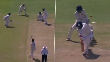 Shubman Gill Wicket Video: Watch Ajay Mandal Dismiss India Captain for 1 During Punjab vs Chhattisgarh Ranji Trophy 2026-27 Match