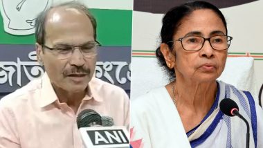 'Simply Join Congress Directly': Adhir Ranjan Chowdhury Urges Mamata Banerjee to Merge TMC