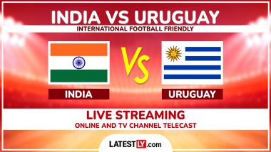 Where To Watch India vs Uruguay International Football Friendly Live Streaming Online and TV Channel Telecast
