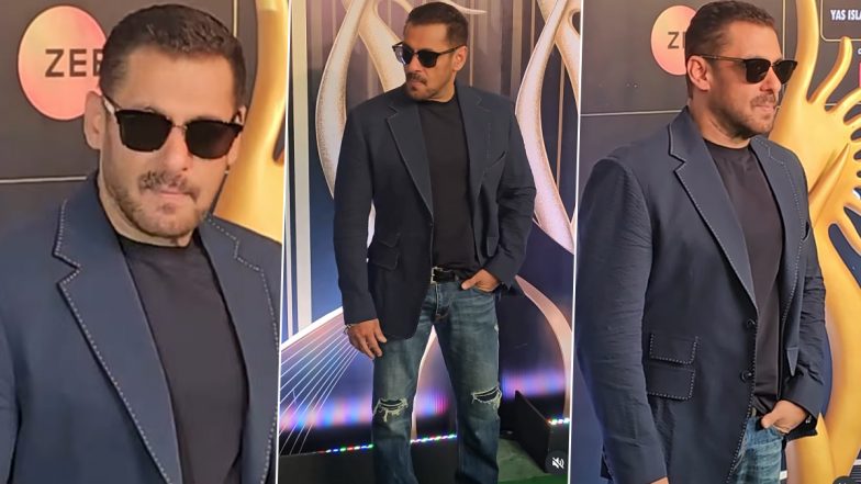 IIFA Awards 2027: Salman Khan Makes Dashing Appearance at Mumbai Press Conference Amid Security Threat
