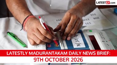 Madurantakam Latest News Today on October 9th, 2026: Bypoll Vote Counting Underway, TVK's Test