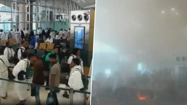 Riyadh Airport Houthi Attack Video Shows Moment Missile Hits Terminal, 14 Killed