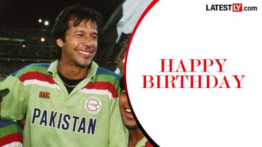 Imran Khan Birthday Special: Celebrating Pakistan Cricket Icon As 1992 World Cup Winning Captain Turns 74