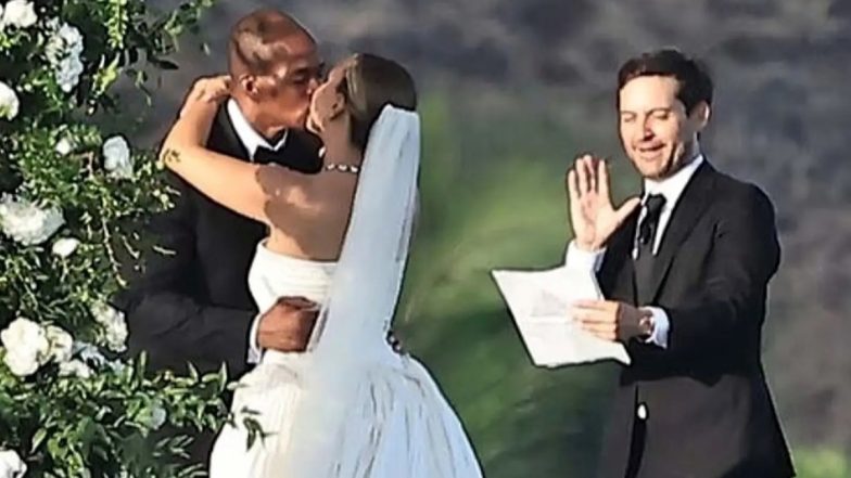 &lsquo;Spider-Man&rsquo; Star Tobey Maguire Officiates Ex-Wife Jennifer Meyer&rsquo;s Wedding Weeks After Divorce