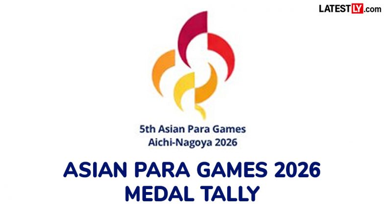 Asian Para Games 2026 Medal Tally Updated: India Win Four Golds to Finish Day 1 in Fourth Place