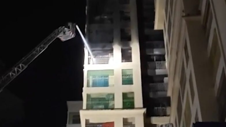 Nalasopara Fire: 2 Women Killed as Blaze Engulfs High-Rise, 30 Residents Rescued (Video)