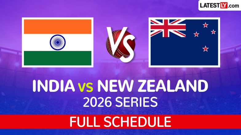 India vs New Zealand 2026 Series Full Schedule and Time Table
