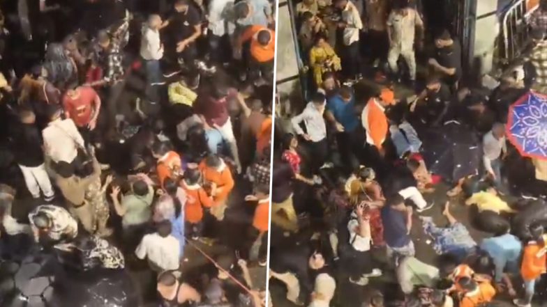 Stampede-Like Situation at Kolkata Durga Puja Pandal Leaves Several Injured, No Casualties Reported (Videos)