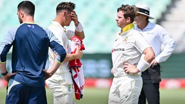 Steve Smith Faces Concussion Scare After Being Hit by Anrich Nortje Bouncer During SA vs AUS 1st Test 2026